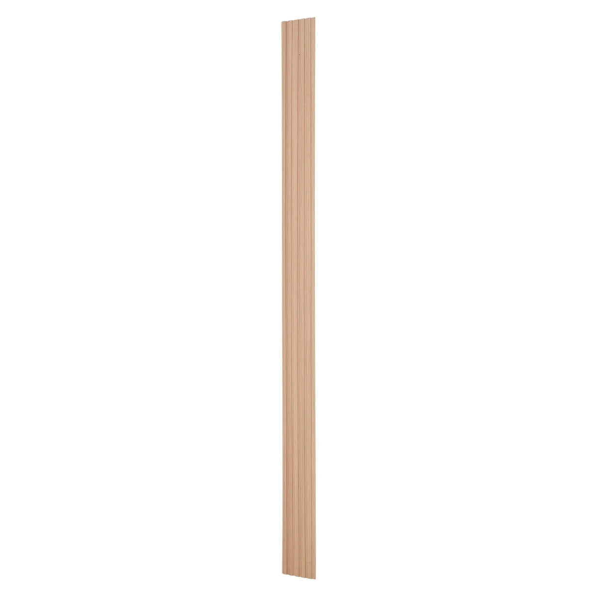 VEVOR Wood Slat Acoustic Panels, 8 Pieces, 2440 × 152 mm, WPC Accent Wall Panels for Modern Interior, Artificial Wood Wall Panels for Stylish Décor and Noise Reduction, Ash Wood Colour