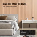 VEVOR koka līstu akustiskie paneļi, 8 gab., 2440 × 152 mm, WPC akcenta sienas paneļi modernam interjeram, mākslīgā koka sienas paneļi stilīgam dekoram un trokšņu samazināšanai, oša koka krāsā