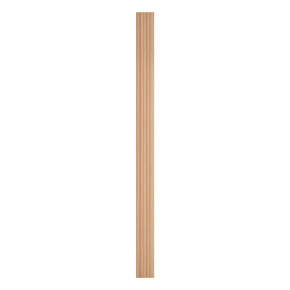 VEVOR Wood Slat Acoustic Panels, 8 Pieces, 2440 × 152 mm, WPC Accent Wall Panels for Modern Interior, Artificial Wood Wall Panels for Stylish Décor and Noise Reduction, Ash Wood Colour
