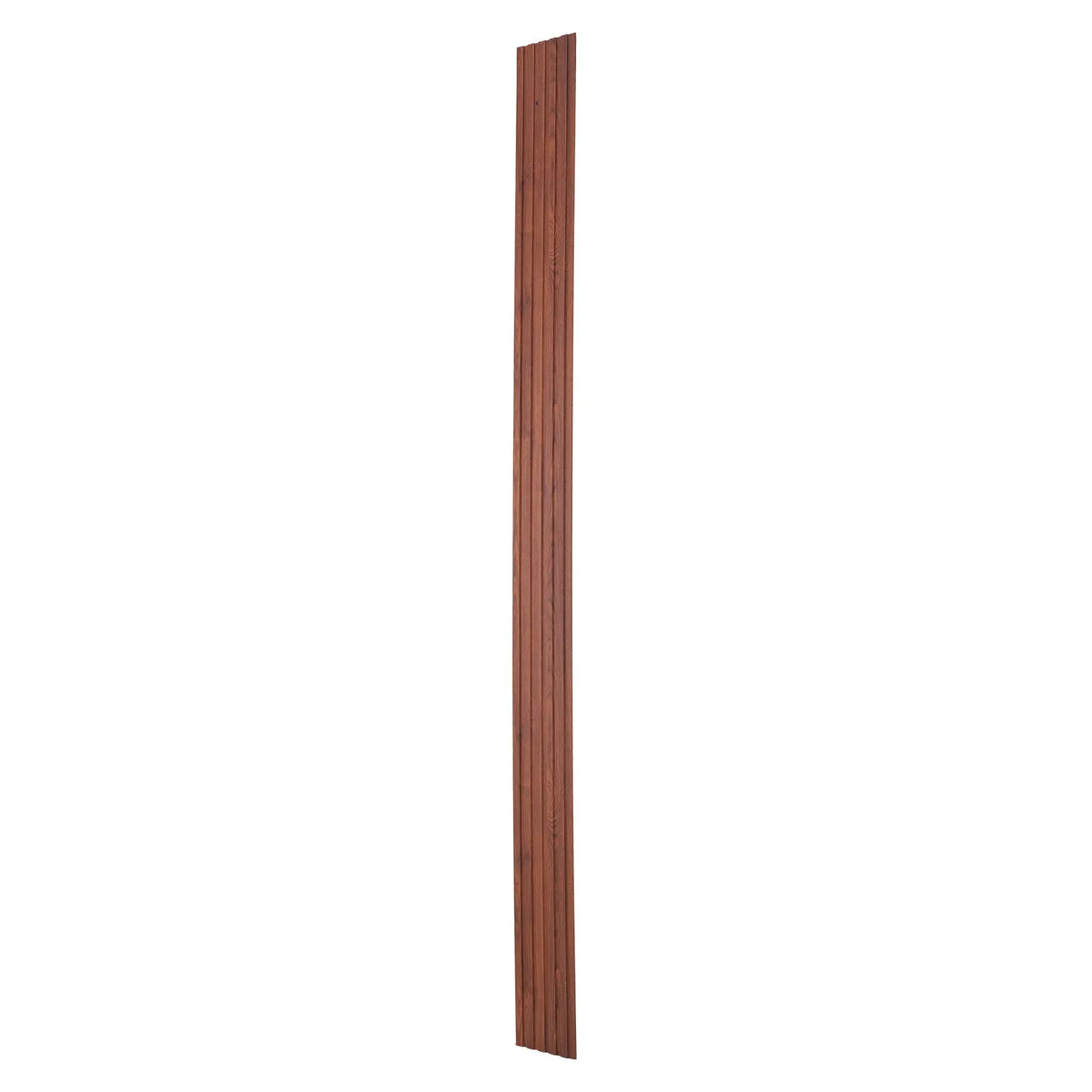 VEVOR Wood Slat Acoustic Panels, 8 Pieces, 2440 × 152 mm, WPC Accent Wall Panels for Modern Interior, Artificial Wood Wall Panels for Stylish Décor and Noise Reduction, Black Walnut Colour