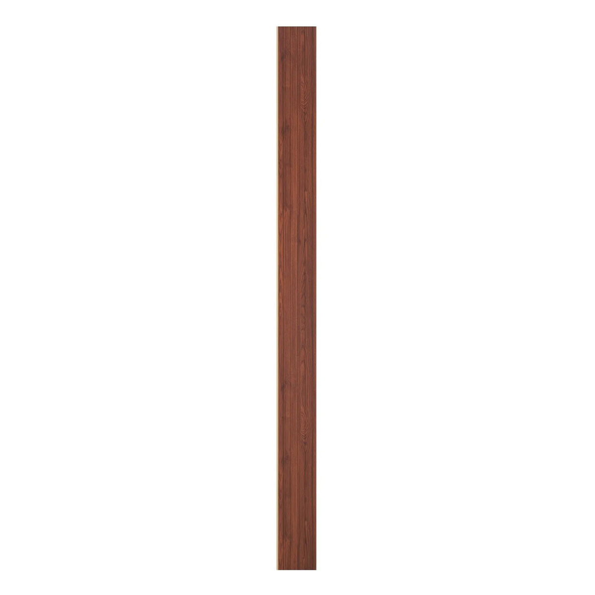 VEVOR Wood Slat Acoustic Panels, 8 Pieces, 2440 × 152 mm, WPC Accent Wall Panels for Modern Interior, Artificial Wood Wall Panels for Stylish Décor and Noise Reduction, Black Walnut Colour