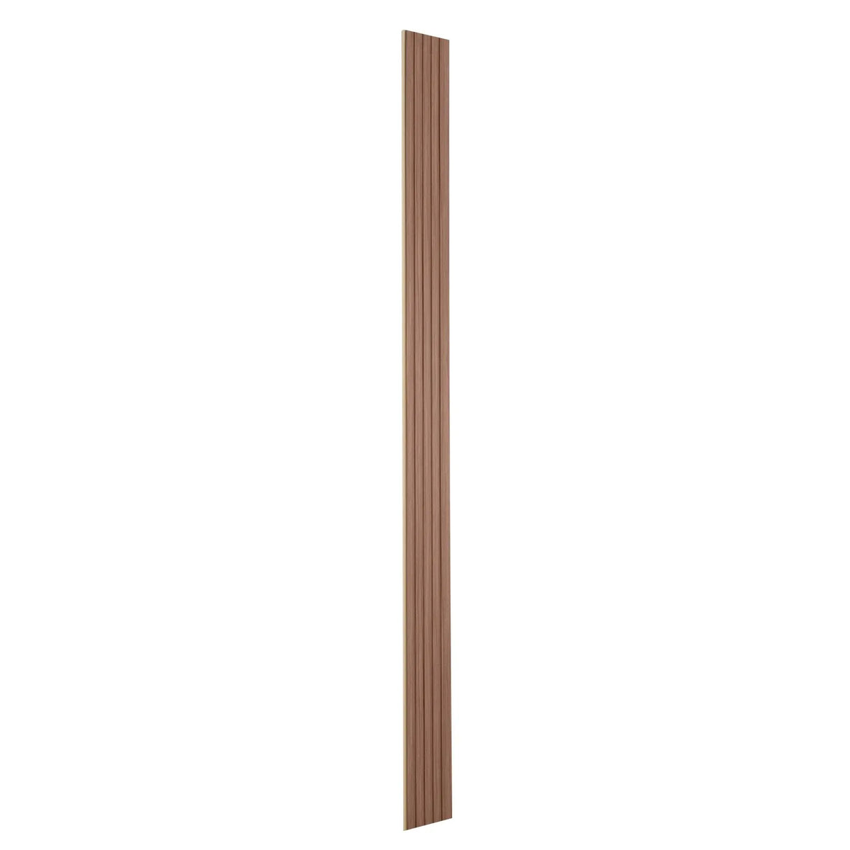 VEVOR Wood Slat Acoustic Panels, 8 Pieces, 2440 × 152 mm, WPC Accent Wall Panels for Modern Interior, Artificial Wood Wall Panels for Stylish Décor and Noise Reduction, Grey Oak Colour