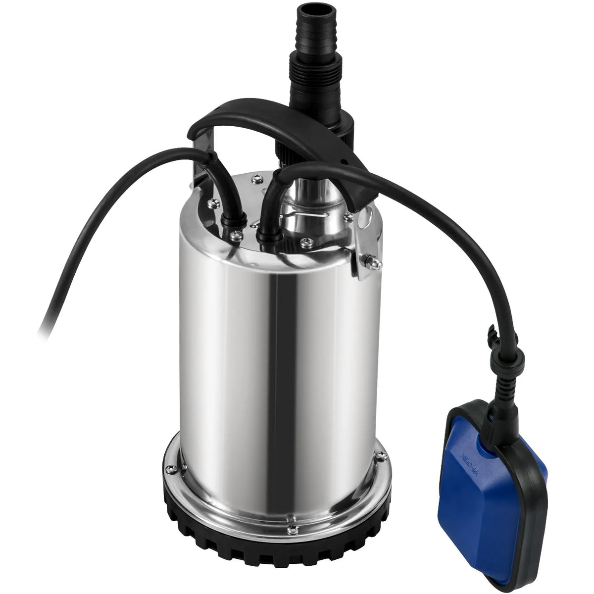 VEVOR Submersible Water Pump 550 W, Flow Rate up to 9,500 l/h, with 10 m Cable and Automatic Float Switch, Portable Stainless Steel Body, Suitable for Clean Water, Flooded Areas Drainage, Pools, Hot Tubs and Irrigation