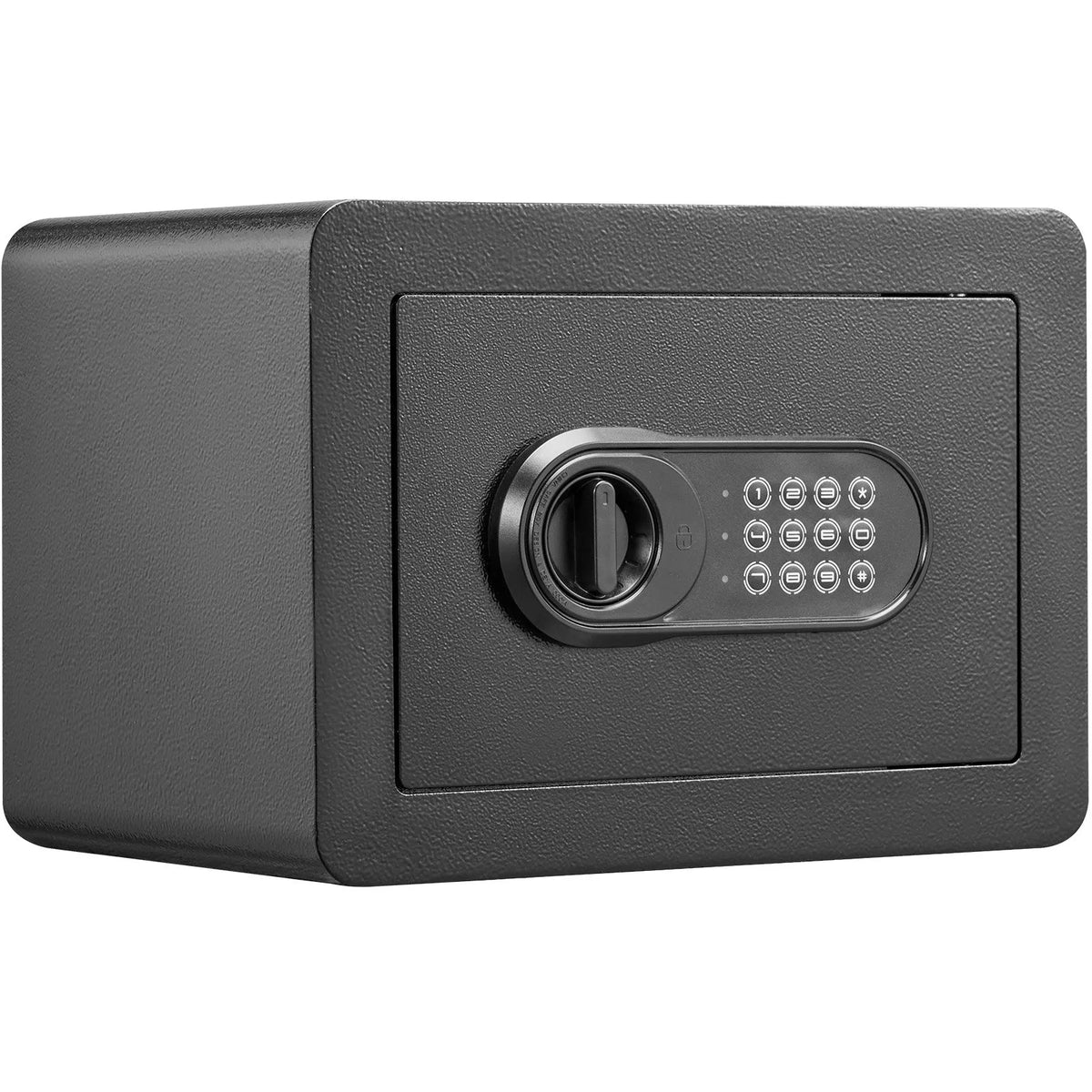 VEVOR Safe, 14.2 L Home Safe, Steel Security Safe with Digital Keypad and 2 Keys, Wall-Mounted Cabinet Safe for Cash, Gold, Jewellery and Documents for Home or Hotel, 35.1 × 24.9 × 24.9 cm