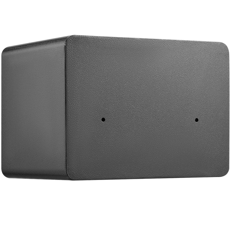 VEVOR seifs, 14,2 l mājas seifs, tērauda drošības seifs ar digitālo tastatūru un 2 atslēgām, pie sienas stiprināms skapīša tipa seifs skaidrai naudai, zeltam, rotaslietām un dokumentiem mājai vai viesnīcai, 35,1 × 24,9 × 24,9 cm