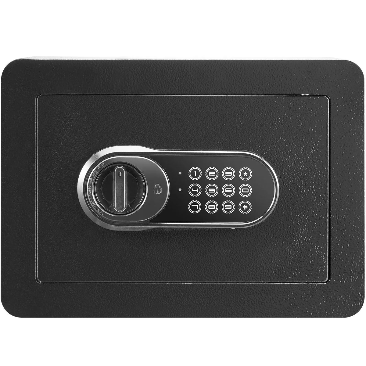 VEVOR Safe, 14.2 L Home Safe, Steel Security Safe with Digital Keypad and 2 Keys, Wall-Mounted Cabinet Safe for Cash, Gold, Jewellery and Documents for Home or Hotel, 35.1 × 24.9 × 24.9 cm