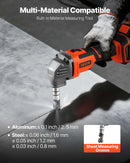 VEVOR bezvadu metāla šķēres (nibleris) ar 20 V 4000 mAh akumulatoru, bezsuku motors 2200 apgr./min, elektriska metāla griezējierīce tērauda un alumīnija loksnēm, komplektā plastmasas koferis