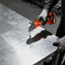 VEVOR bezvadu metāla šķēres (nibleris) ar 20 V 4000 mAh akumulatoru, bezsuku motors 2200 apgr./min, elektriska metāla griezējierīce tērauda un alumīnija loksnēm, komplektā plastmasas koferis