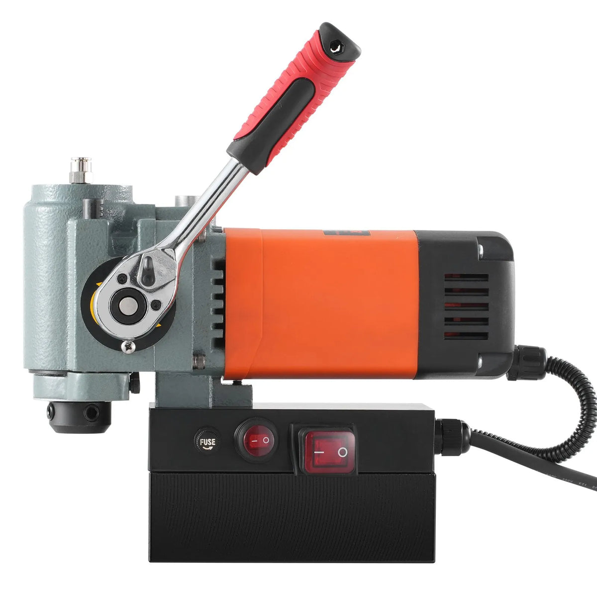 VEVOR Low Profile Magnetic Drill, 1300 W, Portable Magnetic Drill with Cooling System and Overload Protection, Suitable for Equipment Installation and Industrial Work