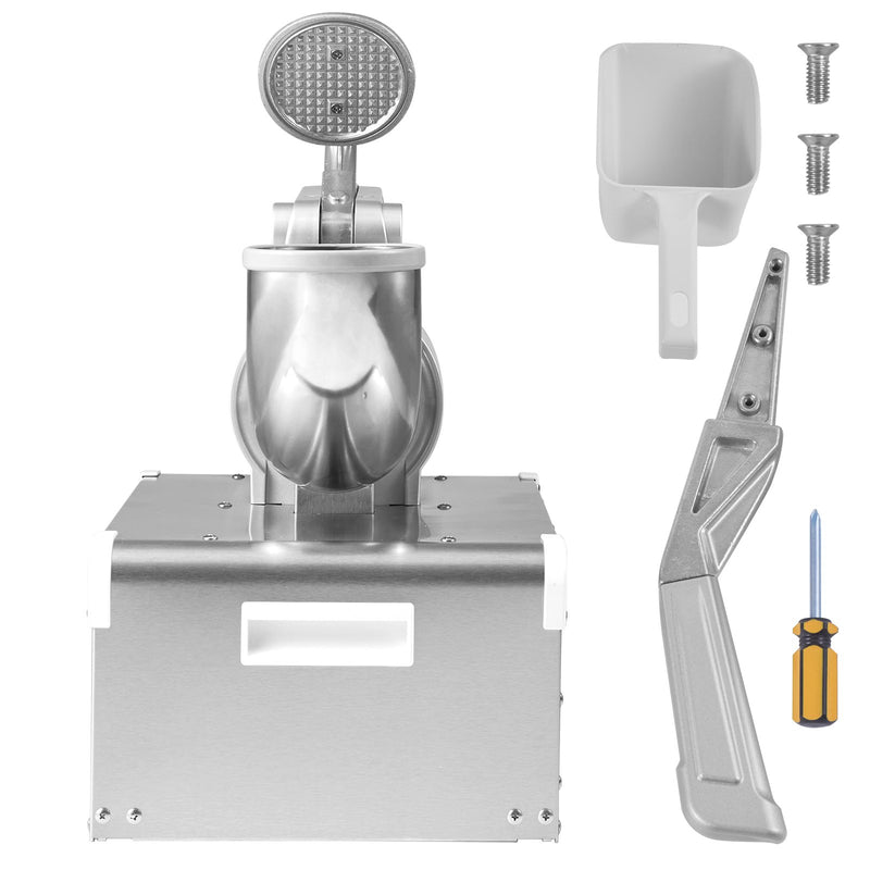 VEVOR Komerciālais ledus smalcinātājs, 300 kg/stundā, 350W, ar diviem asmeņiem