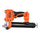 Bezvadu smērvielas pistole 550 bar maksimālais spiediens, akumulatora darbināma, ar LED apgaismojumu un 900 mm šļūteni, saderīga ar 18 V Makita akumulatoriem, paredzēta transportlīdzekļu un iekārtu eļļošanai (tikai instruments)