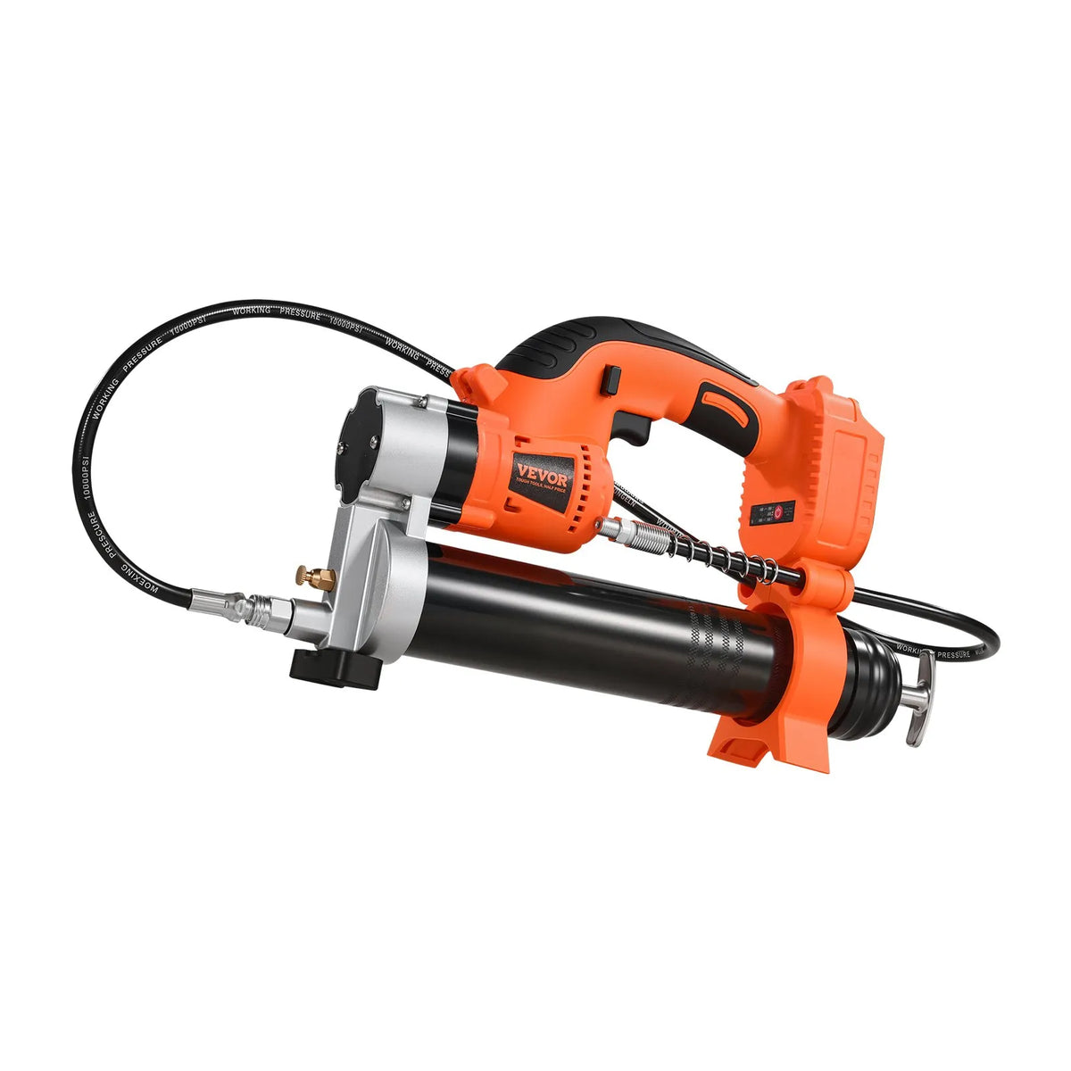 Cordless Grease Gun 55 MPa Maximum Pressure, Electric Grease Gun with LED Light and 900 mm Hose, Compatible with 18 V Makita Batteries, Suitable for Vehicle and Equipment Lubrication (Tool Only)
