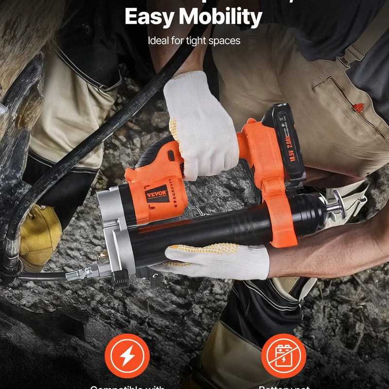 Bezvadu smērvielas pistole 55 MPa maksimālais spiediens, elektriskā smērvielas pistole ar LED apgaismojumu un 900 mm šļūteni, saderīga ar 18 V Makita akumulatoriem, piemērota transportlīdzekļu un iekārtu eļļošanai (tikai instruments)