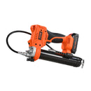 Bezvadu smērvielas pistole, 552 bar, 20 V ar 2,0 Ah akumulatoru, LED apgaismojumu un 90 cm šļūteni, ar pārnēsājamu kārbu un maināmu ātrumu (akumulators nav iekļauts)