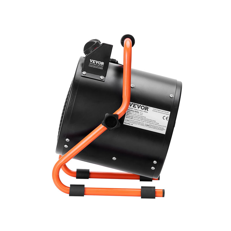 VEVOR Sildītājs 2000W ar Ātru Uzkarsēšanu un Aizsardzību Pret Pārkaršanu, Ūdensnecaurlaidīgs