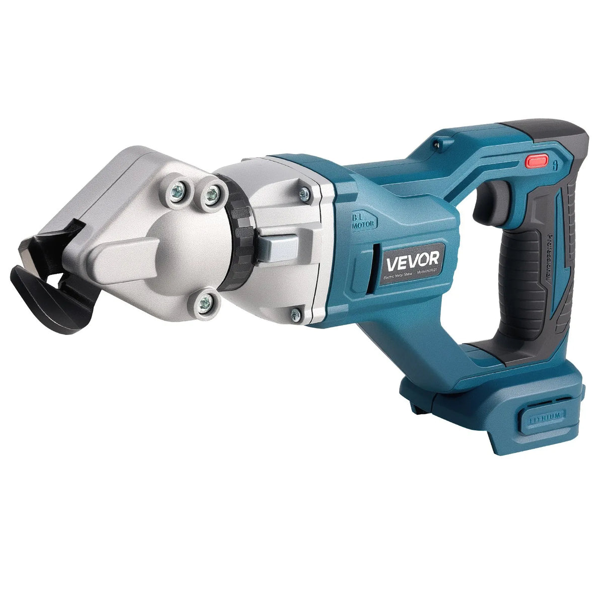 VEVOR Cordless Sheet Metal Shear with 360° Rotating Cutting Head, Dual Blades, Speed up to 25,000 RPM, for Cutting up to 1.22 mm Galvanised Steel, 1 mm Stainless Steel, Aluminium Sheet, Plastic and Cardboard