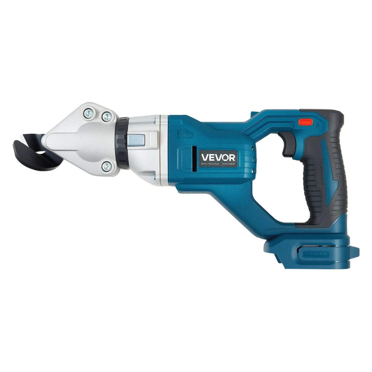 VEVOR Cordless Sheet Metal Shear with 360° Rotating Cutting Head, Dual Blades, Speed up to 25,000 RPM, for Cutting up to 1.22 mm Galvanised Steel, 1 mm Stainless Steel, Aluminium Sheet, Plastic and Cardboard