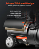 VEVOR bezeļļas gaisa kompresors 24 l, 1,1 kW, 68 l/min pie 6,2 bar, maksimālais spiediens 8 bar, uz riteņiem riepu piepumpēšanai, krāsošanai un pneimatiskajiem instrumentiem