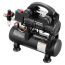 VEVOR bezeļļas gaisa kompresors 6 l, 0,75 kW, 71 l/min, 8 bar, pārnēsājams kompresors riepu piepumpēšanai, krāsošanai un pneimatiskajiem instrumentiem