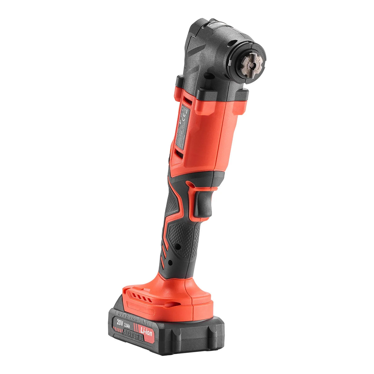 VEVOR Cordless Multi-Function Oscillating Tool 20V with 6 Speeds (8500–17000 OPM), 3.2° Oscillation Angle, 2.0 Ah Battery and Charger, 12 Cutting Accessories and LED Work Light