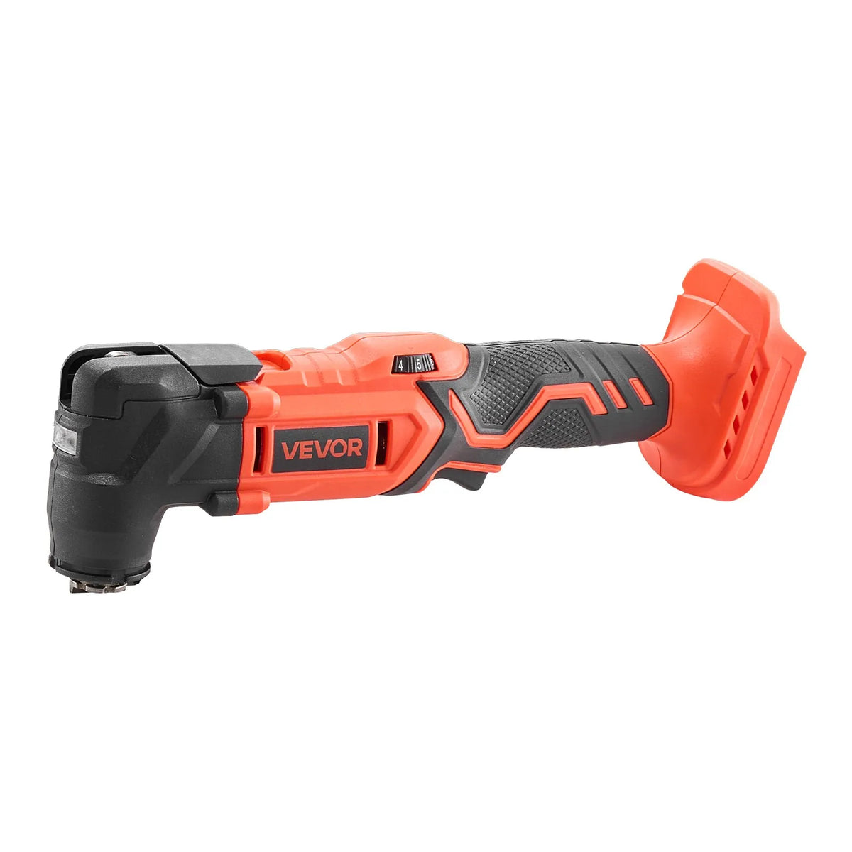 VEVOR Cordless Multi-Function Oscillating Tool 20V with 6 Speeds (8500–17000 OPM), 3.2° Oscillation Angle, 2.0 Ah Battery and Charger, 12 Cutting Accessories and LED Work Light