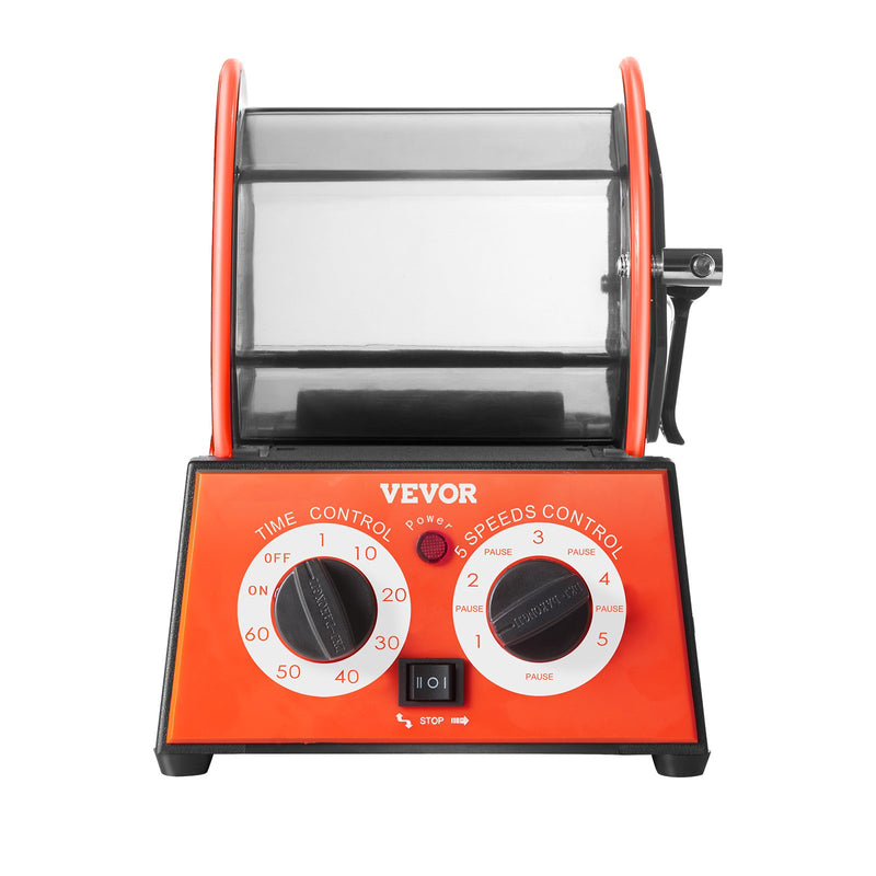 VEVOR 5kg rotējošā pulēšanas mašīna juvelierizstrādājumiem un dārgakmeņiem DIY