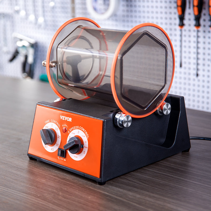 VEVOR 5kg rotējošā pulēšanas mašīna juvelierizstrādājumiem un dārgakmeņiem DIY