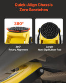 VEVOR zema profila hidrauliskais grīdas domkrats 2,5 t, alumīnija un tērauda konstrukcija, sacīkšu tipa domkrats ar divvirzuļu ātrās pacelšanas sūkni, automobiļu pacēlājs sedaniem un kompaktajiem SUV, pacelšanas diapazons 95–475 mm