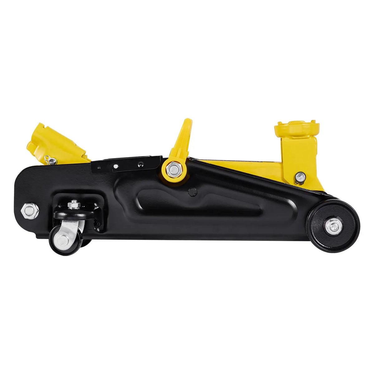 VEVOR Low Profile Hydraulic Floor Jack 1.5 t, Steel Scissor-Type Jack with Single-Acting Fast-Lift Pump, Transport Case, Car Lift for Sports Cars and Sedans, Lifting Range 130–310 mm