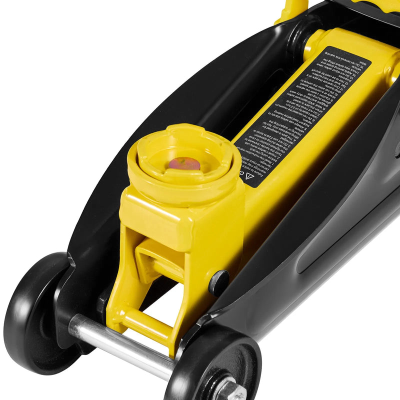 VEVOR zema profila hidrauliskais grīdas domkrats 2 t, tērauda sacīkšu tipa domkrats ar balsta statņiem, vienvirzuļa ātrās pacelšanas sūknis, automobiļu pacēlājs sporta auto un kompaktiem SUV, pacelšanas diapazons 130–310 mm