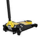 VEVOR zema profila grīdas domkrats, maksimālā slodze 2 t, tērauda sacīkšu grīdas domkrats ar diviem virzuļiem un ātrās pacelšanas sūkni, smagās hidraulikas ratiņu pacēlājs sporta automašīnām un sedaniem, pacelšanas diapazons 75–505 mm.