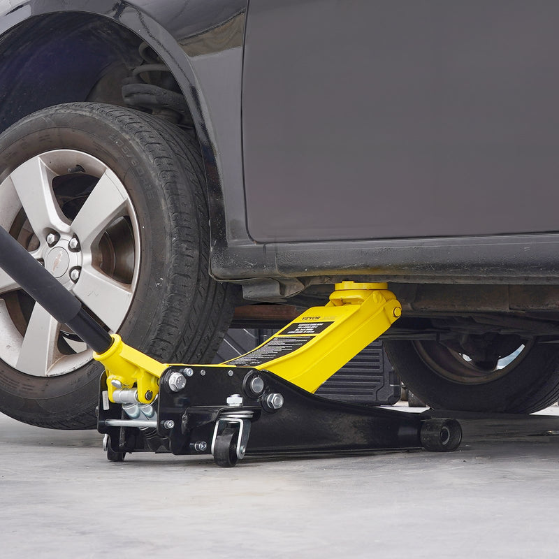 VEVOR Zema profila grīdas domkrats 2 tonnas smaguma kategorijā ar dubultiem virzuļiem ātrās pacelšanas sūkni