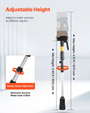 VEVOR bezvada stieņa tipa ūdens pārsūknēšanas sūknis 33 l/min, pārnēsājams drenāžas sūknis ar NPT 3/4 dārza šļūtenes pieslēgumu, saderīgs ar DEWALT 20 V akumulatoru (bez akumulatora), baseinam, dārzam un dīķim