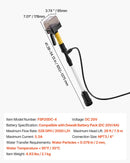 VEVOR bezvada stieņa tipa ūdens pārsūknēšanas sūknis 33 l/min, pārnēsājams drenāžas sūknis ar NPT 3/4 dārza šļūtenes pieslēgumu, saderīgs ar DEWALT 20 V akumulatoru (bez akumulatora), baseinam, dārzam un dīķim