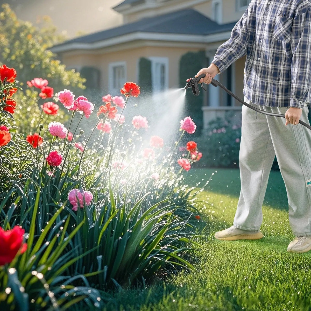 VEVOR Cordless Shaft Pump Water Transfer Pump 33 l/min, Portable Drainage Pump with NPT 3/4 Garden Hose Connection, Compatible with DEWALT 20 V Battery (Battery Not Included), for Pool, Garden and Pond
