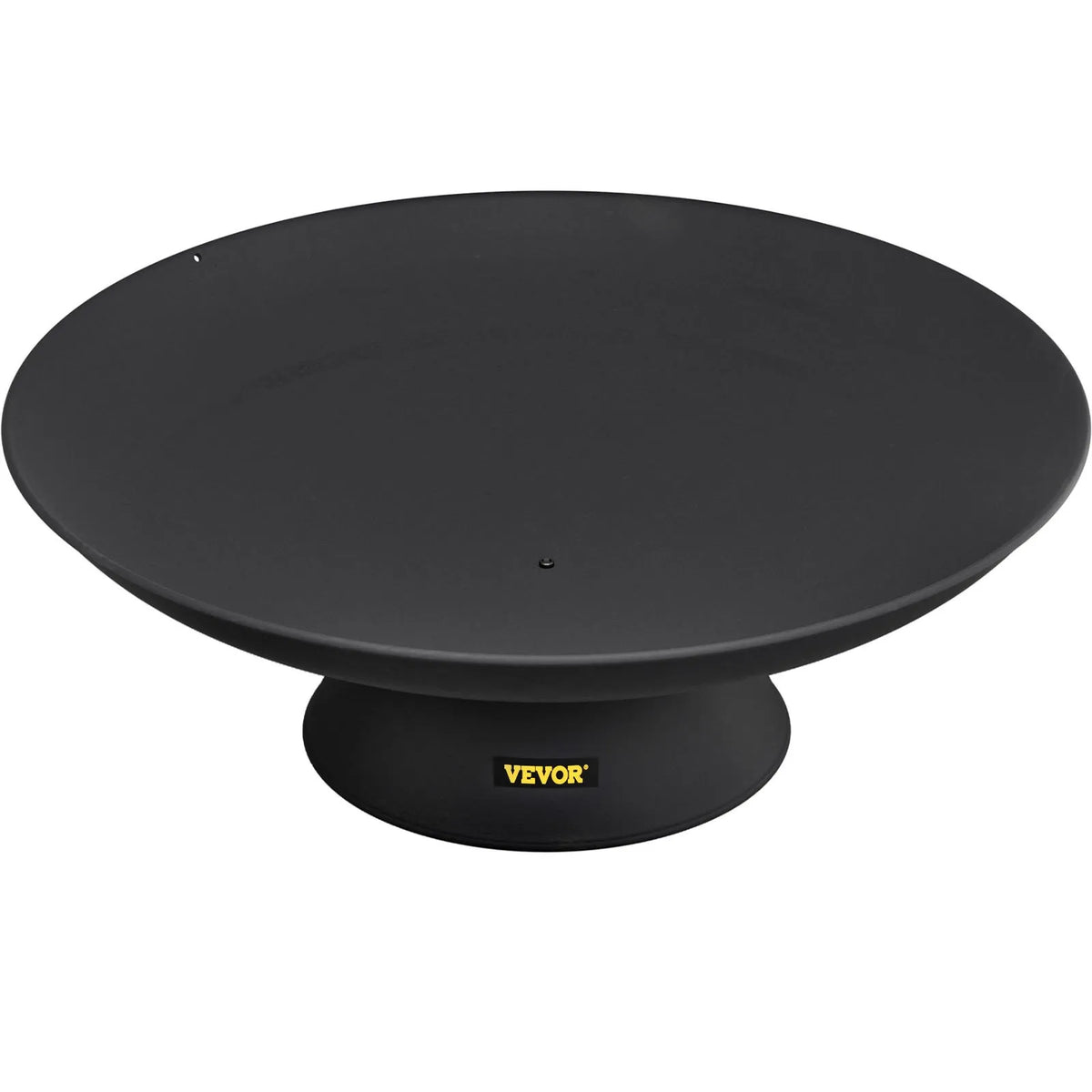 VEVOR Fire Pit Bowl 76 cm, Deep Round Cast Iron Fire Pit Bowl for Wood, Outdoor Terraces, Patios and Camping, with Stable Base and Fire Pit Poker, Black