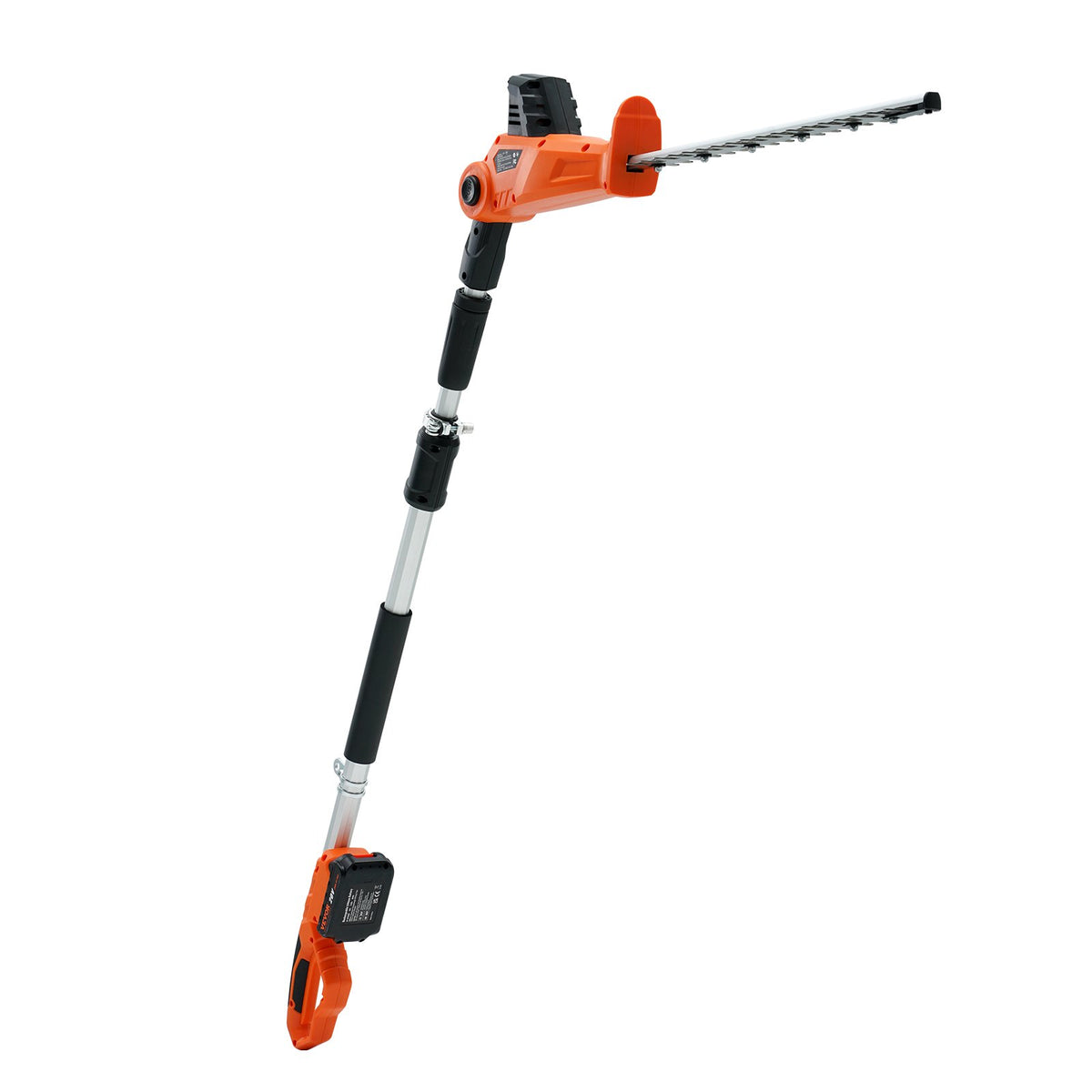 VEVOR Cordless Telescopic Hedge Trimmer with 20 V Battery and 460 mm Blade