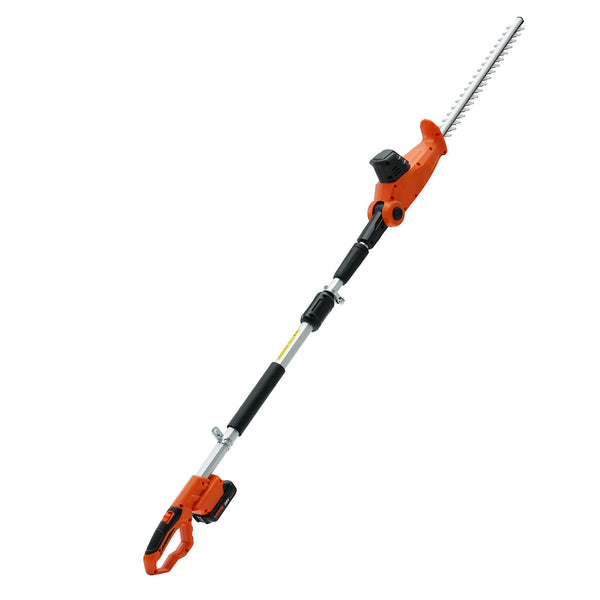 VEVOR 20V bezvadu dzīvžoga šķēres teleskopiskais rokturis 45,7 cm asmens