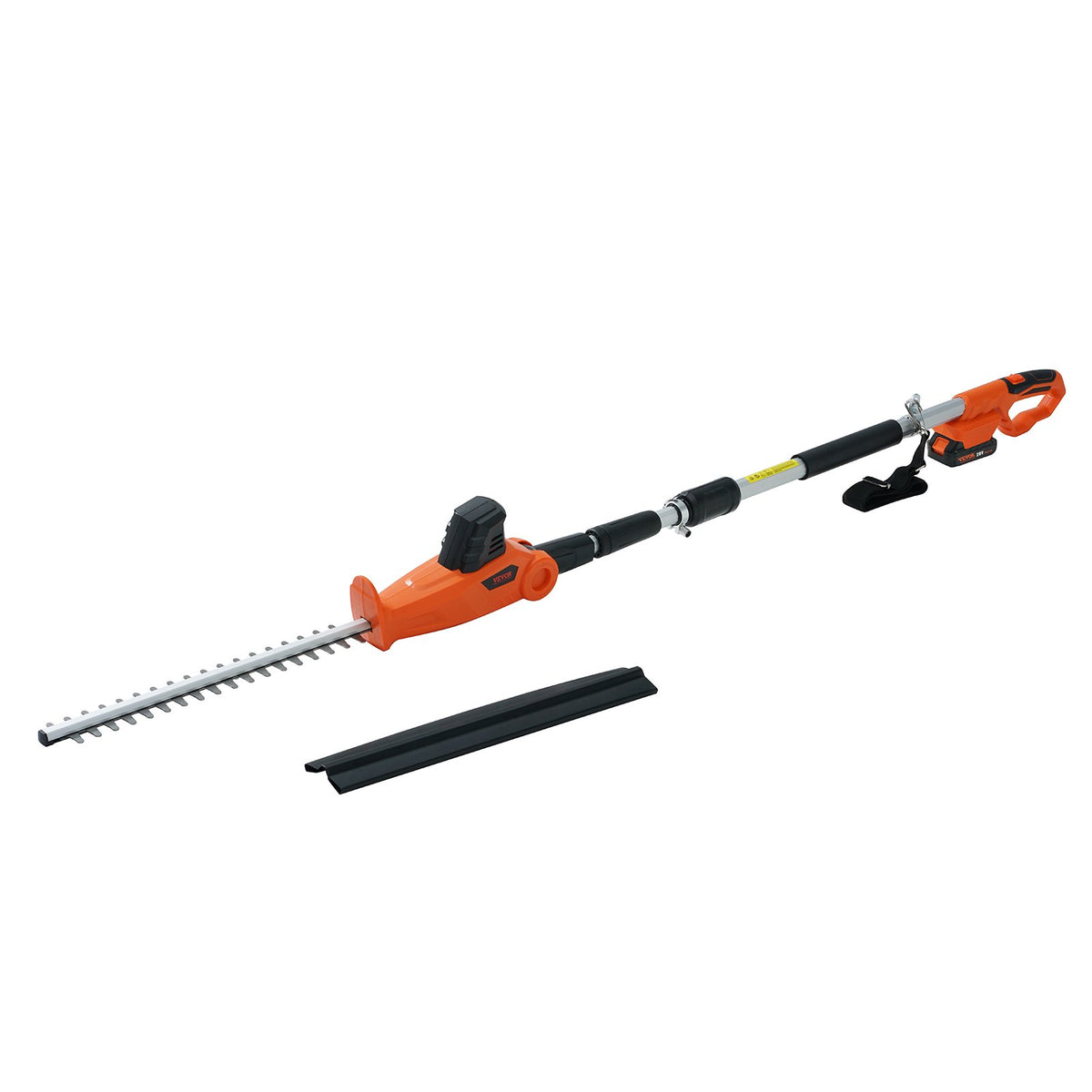VEVOR Cordless Telescopic Hedge Trimmer with 20 V Battery and 460 mm Blade