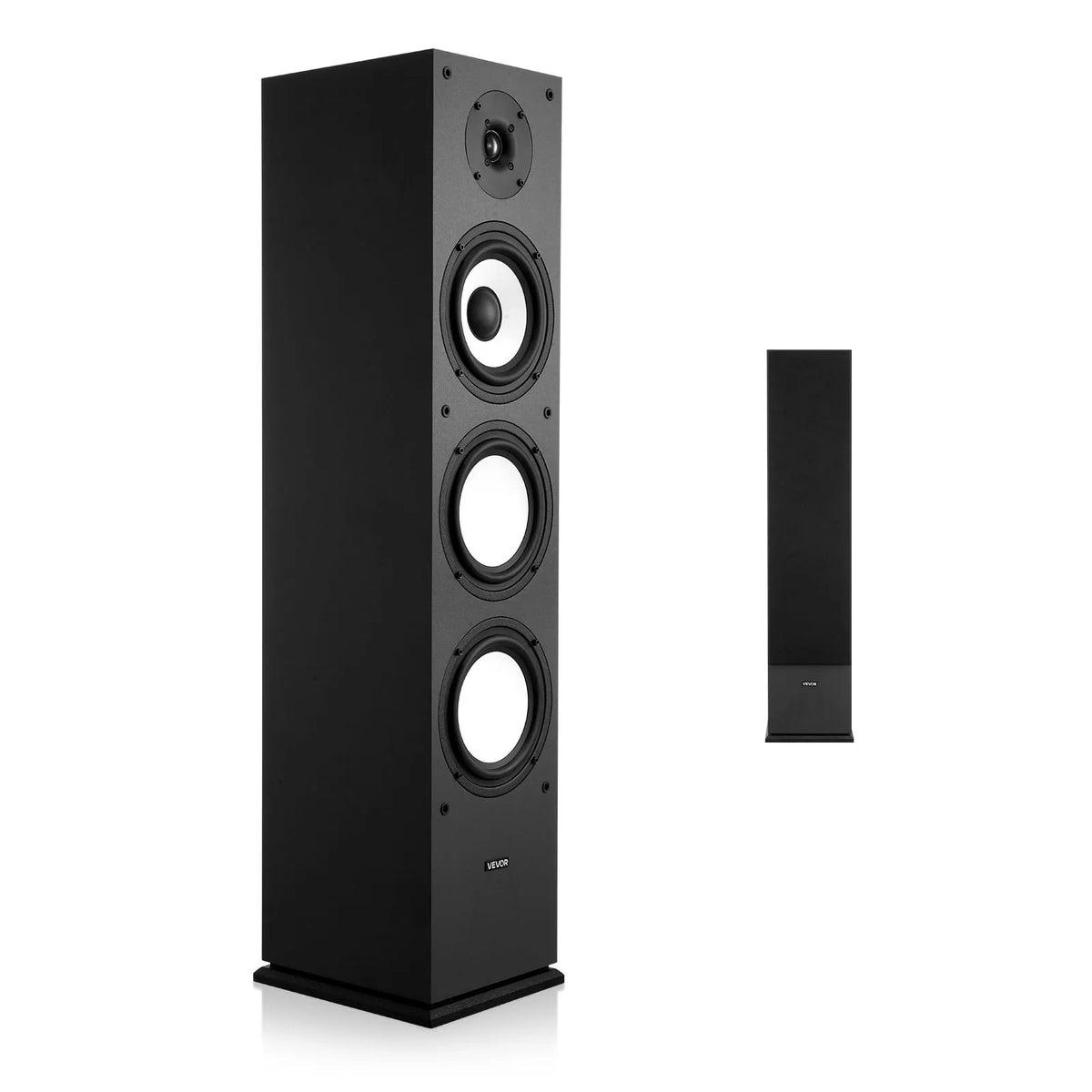 VEVOR Floor Speaker 2-Way, 200 W, 165 mm Subwoofer, 70 Hz–20 kHz, MDF Cabinet, 1 pc.