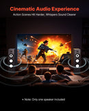 VEVOR 2-ceļu grīdas skaļrunis ar 25,4 mm tviteri, 165,1 mm zemo frekvenču skaļruni, 200 W maksimumjaudu un MDF korpusu, 70–20 000 Hz, viens gabals