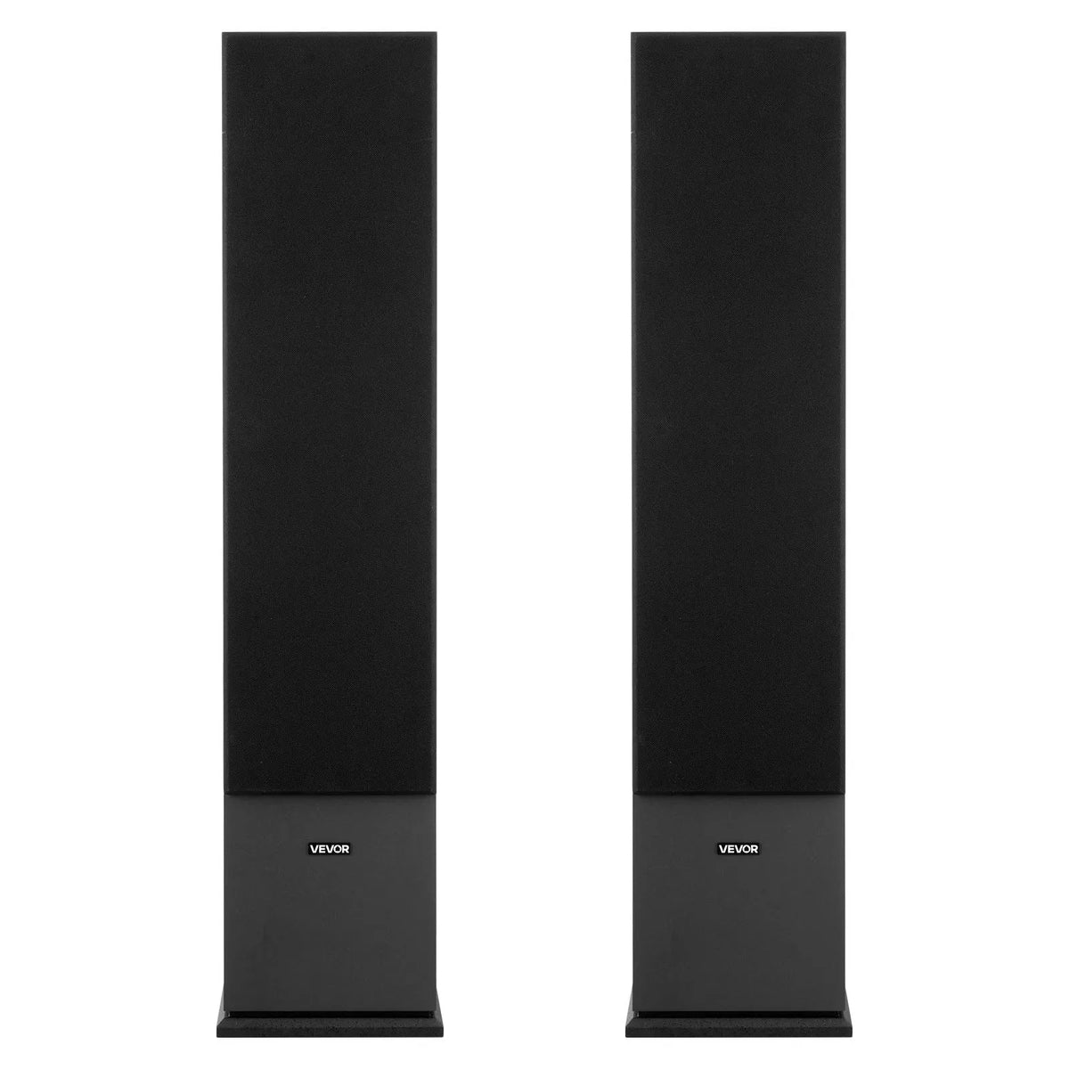 VEVOR Floor Speakers 2-Way, 400 W, 2 × 165 mm Subwoofer, 65 Hz–20 kHz, MDF Cabinet, Pair