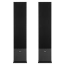 VEVOR grīdas skaļruņi, 2-ceļu torņa tipa skaļruņi ar 25.4 mm augstfrekvences skaļruni un diviem 165.1 mm zemfrekvences skaļruņiem, 400 W maksimumjauda, 65 Hz–20 kHz frekvenču diapazons, izturīgs MDF korpuss, pāris