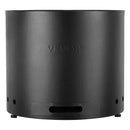 VEVOR bezdūmu ugunskura krāsns 38 cm diametrā un 32 cm augstumā, malkas kurināma, ar noņemamu pelnu trauku, SUS430 nerūsējošā tērauda iekšpusi, pārnēsājama, piemērota terasēm un kempingiem