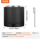 VEVOR bezdūmu ugunskura krāsns 40,1 cm diametrā, malkas kurināma, nerūsējošā tērauda