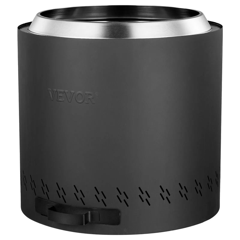 VEVOR bezdūmu ugunskura krāsns 40,1 cm diametrā, malkas kurināma, nerūsējošā tērauda