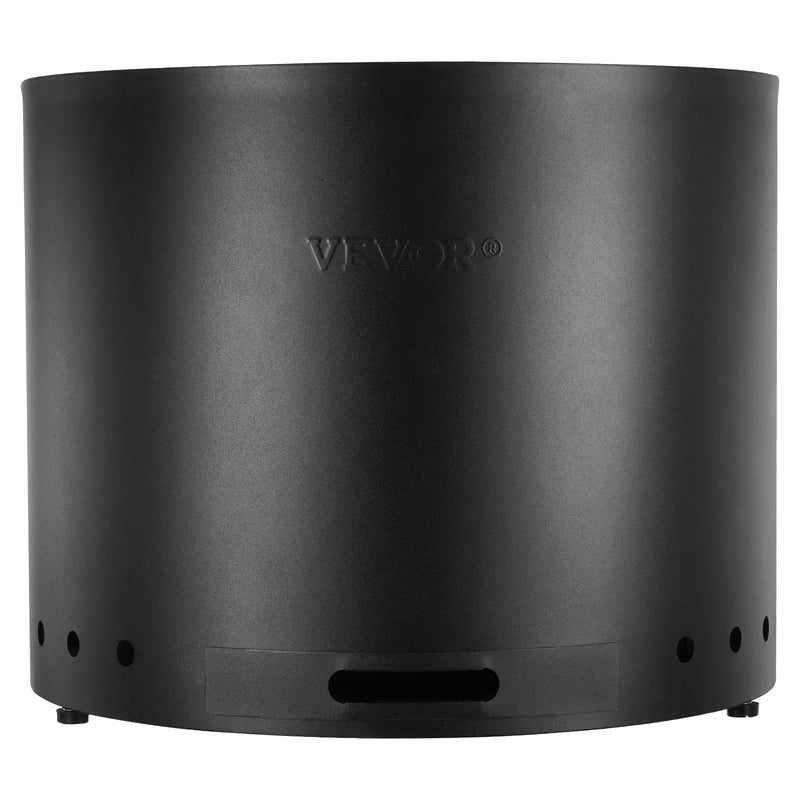 VEVOR bezdūmu ugunskura krāsns 49 cm diametrā, malkas kurināma, nerūsējošā tērauda