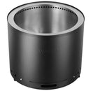 VEVOR bezdūmu ugunskura krāsns 49 cm diametrā, malkas kurināma, nerūsējošā tērauda