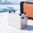 VEVOR industriālais ūdens dzesētājs CW-3000, industriāla ūdens dzesēšanas sistēma ar 9 l tvertnes ietilpību, maksimālais plūsmas ātrums 10 l/min, dzesēšanas iekārta ar augstas veiktspējas ventilatoru, paredzēta 65 W lāzera gravēšanas un griešanas iekārtām