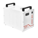 VEVOR industriālais ūdens dzesētājs CW-3000, industriāla ūdens dzesēšanas sistēma ar 9 l tvertnes ietilpību, maksimālais plūsmas ātrums 10 l/min, dzesēšanas iekārta ar augstas veiktspējas ventilatoru, paredzēta 65 W lāzera gravēšanas un griešanas iekārtām